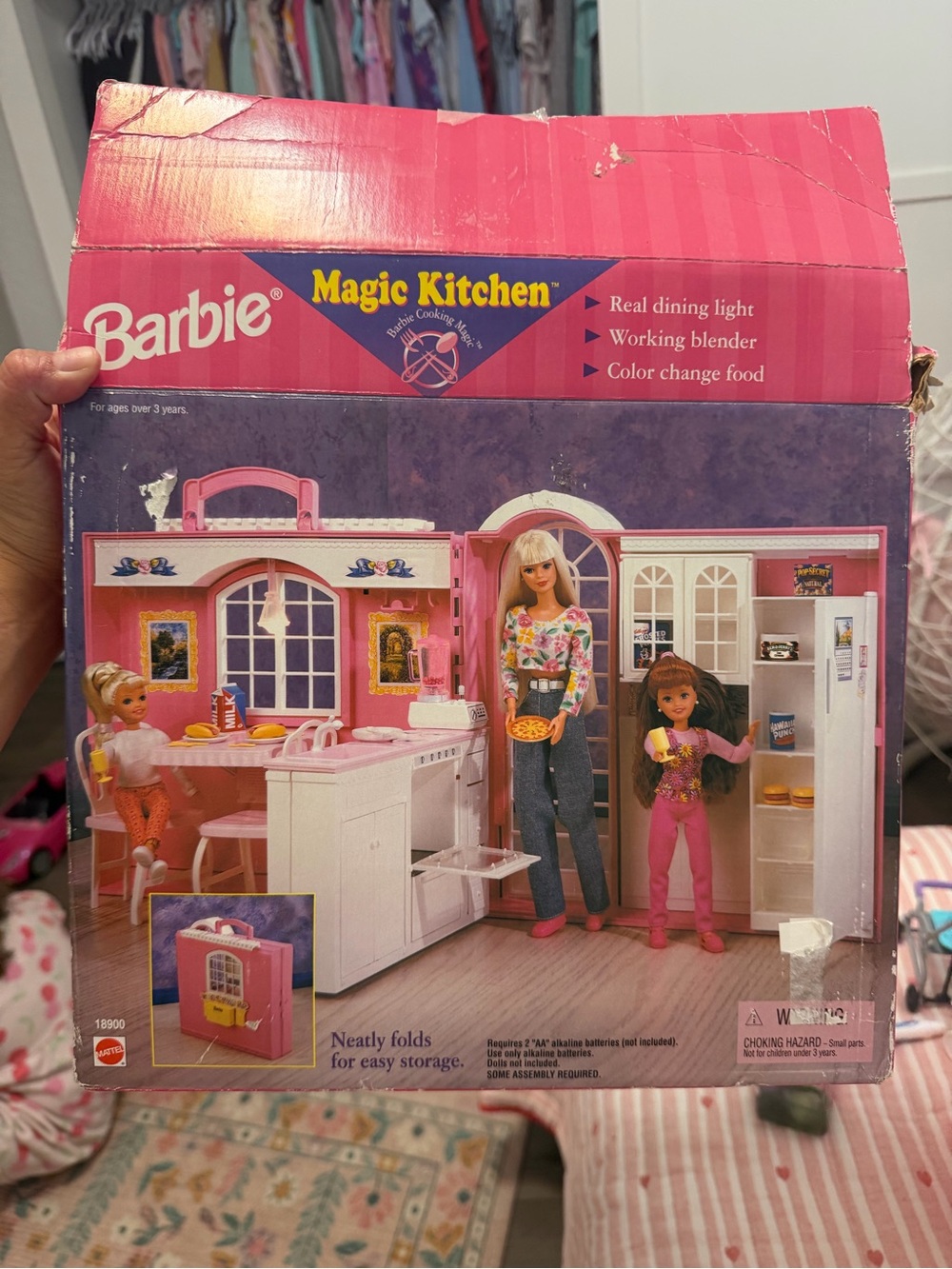 Barbie Magic Kitchen Playset - Pink and White